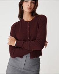 Forcast - Cassie Crew Neck Cardigan