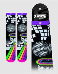 Crazy Skates - Crazy Socks Disco Roller Knee-High Socks
