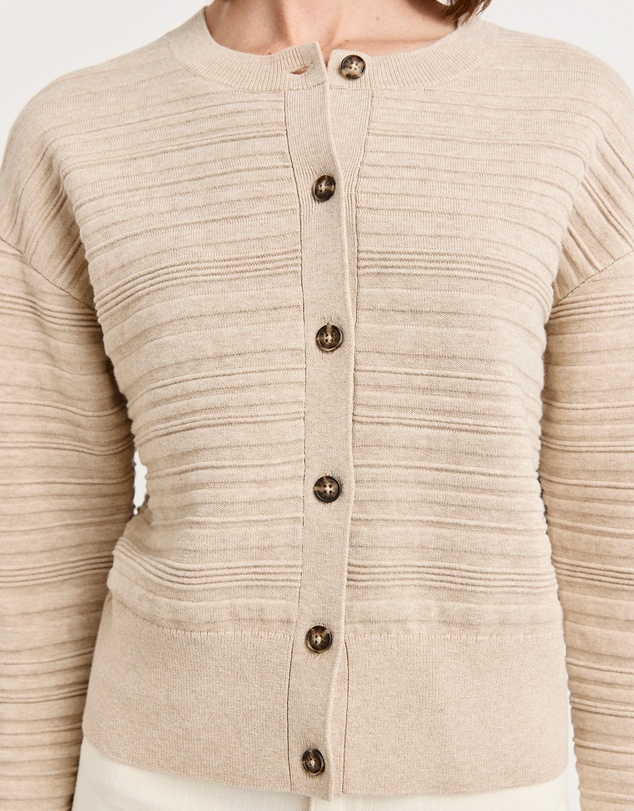 Toorallie - Parallel Knit Cardigan