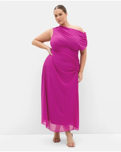 City Chic - Vivid Colour Maxi Dress