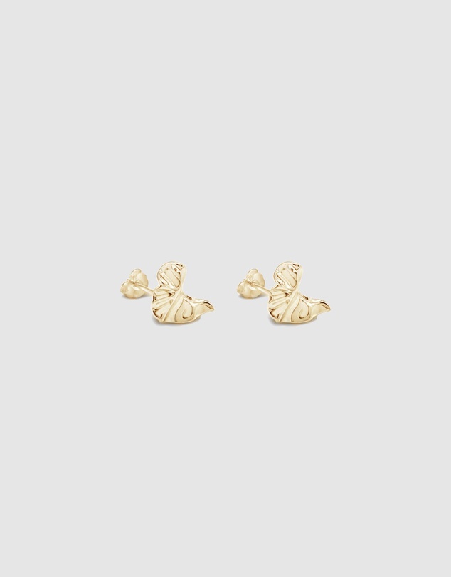 Ichu - Arctic Curve Earrings Gold