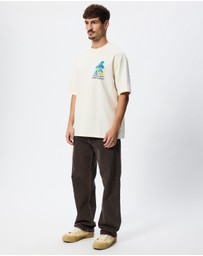 Scotch & Soda - Loose Fit Front And Back Artwork T-Shirt