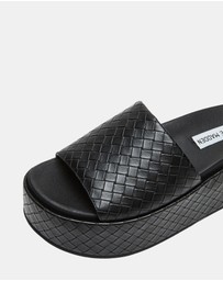 Steve Madden - Playa Black Sandals