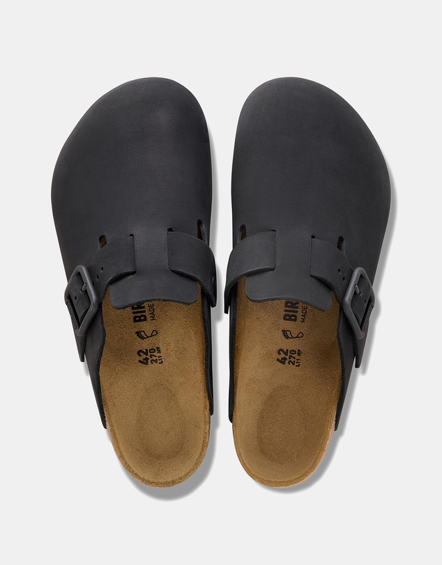Birkenstock - Boston Wire Buckle Nubuck Leather Regular - Men's