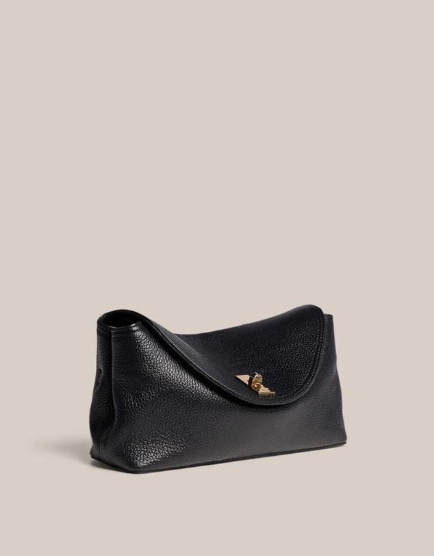 VESTIRSI - Sloane Black Leather Convertible Clutch