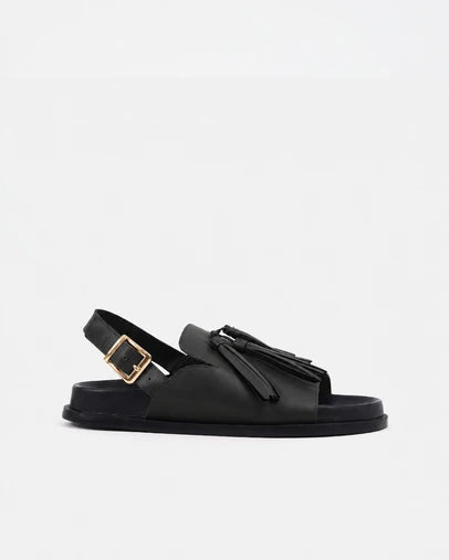 Sol Sana - Ember Footbed Black
