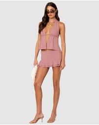 EDIKTED - Kobi Ruffled Mini Skort