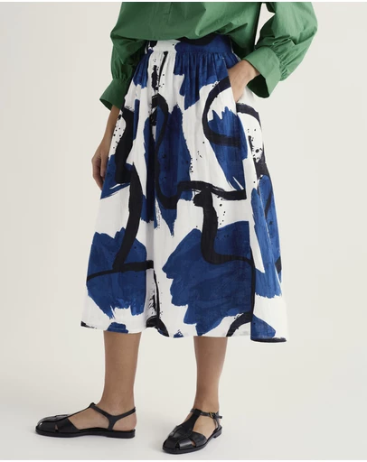 Seasalt - Seasalt Cornwall Blue Mevagissey Skirt