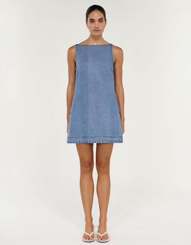 Staple the Label - Talia Chambray Mini Dress