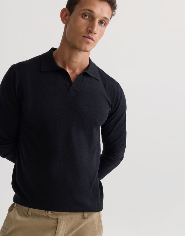 Oxford - Dominic Open Polo Collar Knit