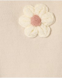 Petal & Pup - Alto Flower Knit Sweater - White