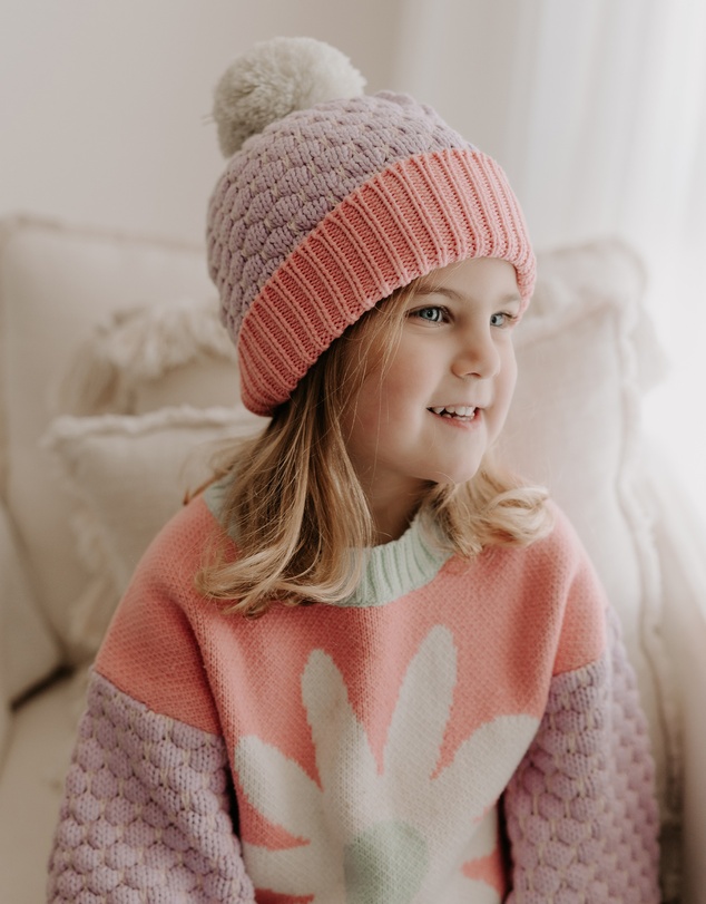 WITH LOVE FOR KIDS - Pom Pom Knitted Beanie - Babies - Kids