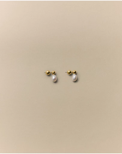 Trenery - Barrine Earrings in Gold