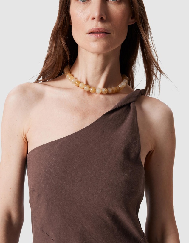 & Other Stories - One-Shoulder Midi Dress
