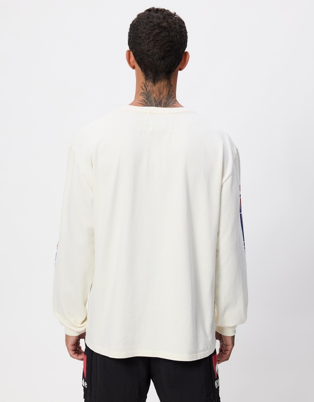 RHUDE - Split Petrol Logo LS Tee