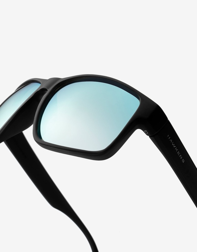 Hawkers Co - HAWKERS - Black Blue Chrome FASTER Sunglasses for Men and Women UV400