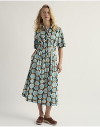 Seasalt - Seasalt Cornwall Blue Wild Liquorice Shirt Dress