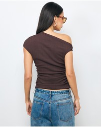 AERE - Asymmetric Shoulder Top
