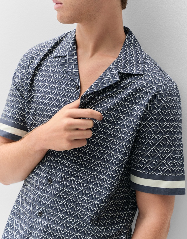 UNISON - Noosa Geo Relaxed Fit Shirt