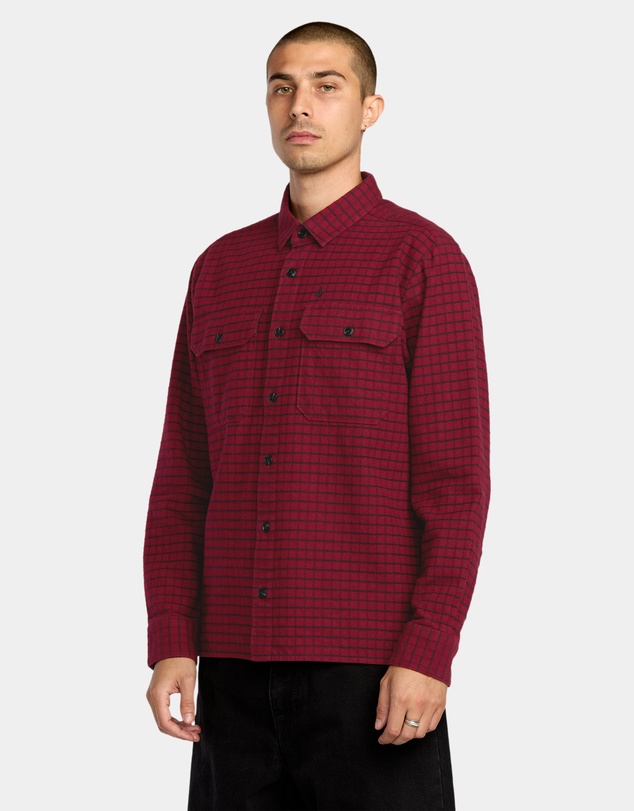 Volcom - Mens Augustone Long Sleeve Shirt