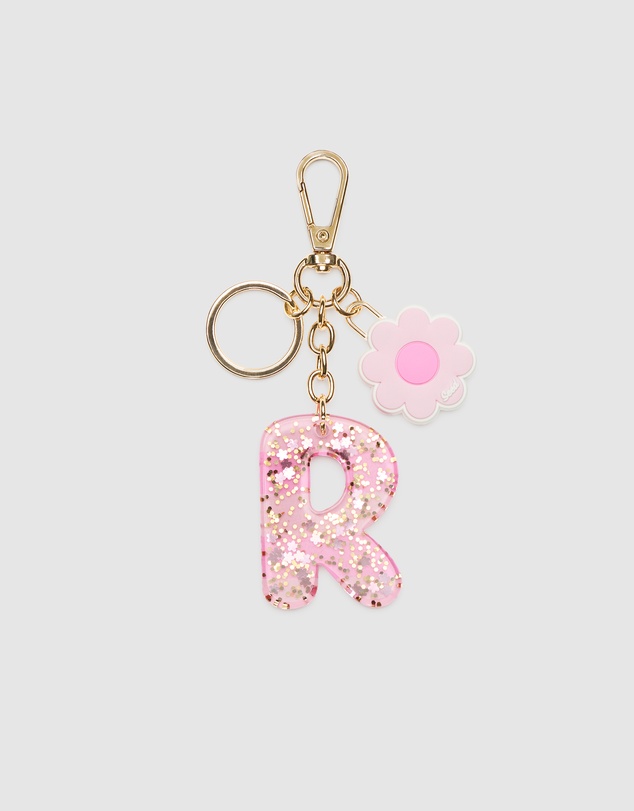 Seed Heritage - Pink Stripe Initial Keyring