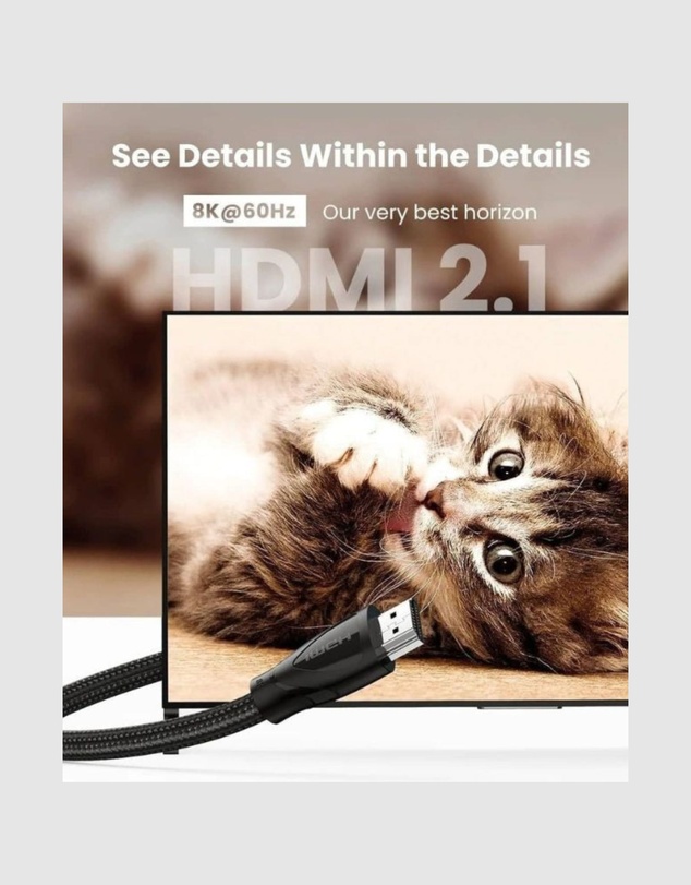 Ugreen - UGREEN 8K HDMI 2.1 Cable 1m