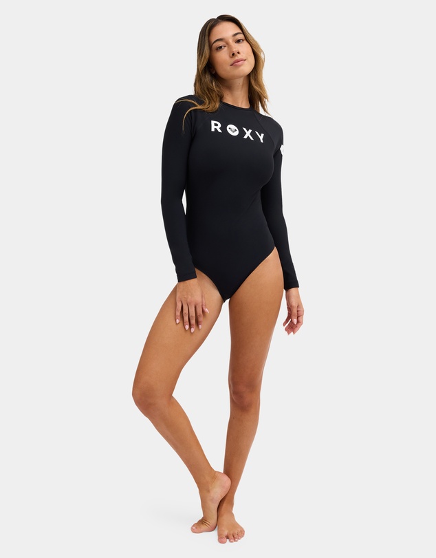 Roxy - Womens Heater Long Sleeve One Piece Swimsuit