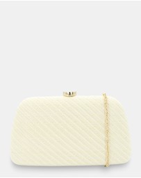 Morgan & Taylor - Brooke Clutch in Cream