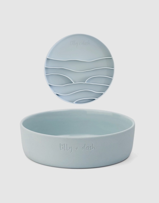 Lilly + Dash - Dog Food Water Bowl & Insert Combo