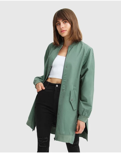 Belle & Bloom - Chasing You Long Bomber Jacket