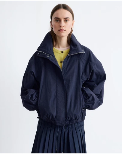 & Other Stories - Stand-Collar Drawstring Jacket