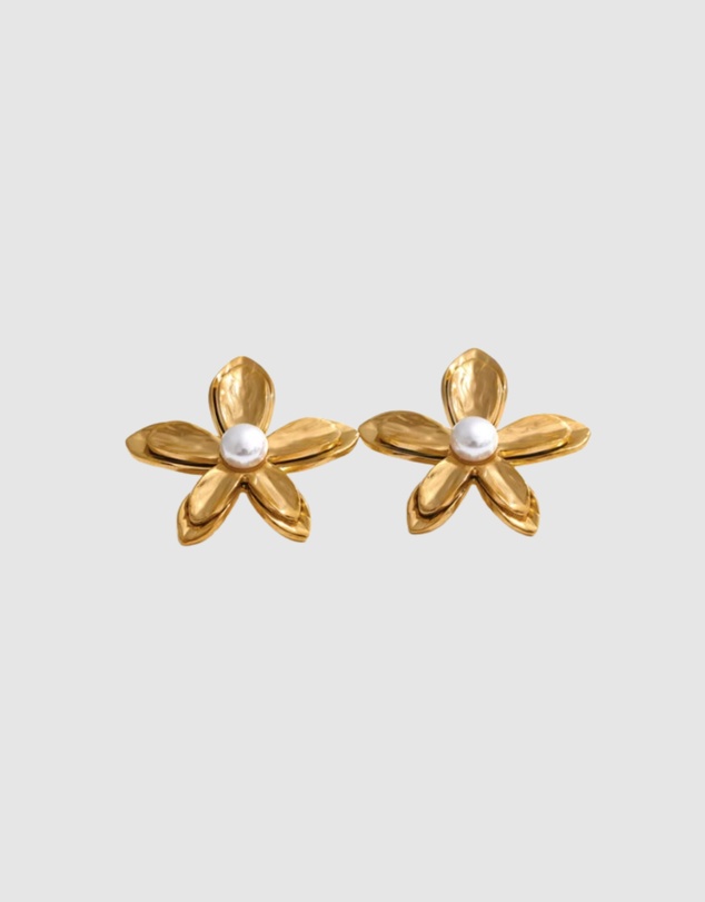 Chuchka - Daisy Pearl Earrings