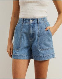 Atmos&Here - Samira Relaxed Denim Shorts