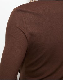 Dazie - Autumn Tie-Shoulder Top