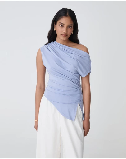Forcast - Keeley Bamboo Split Hem Top
