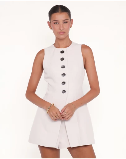 Petal & Pup - Amanda Suit Short - Cream