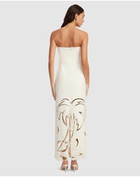 LEO LIN - Ava Applique Bustier Maxi Dress