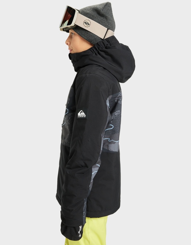 Quiksilver - Boys 8 to 16 Side Hit Print Insulated Jacket