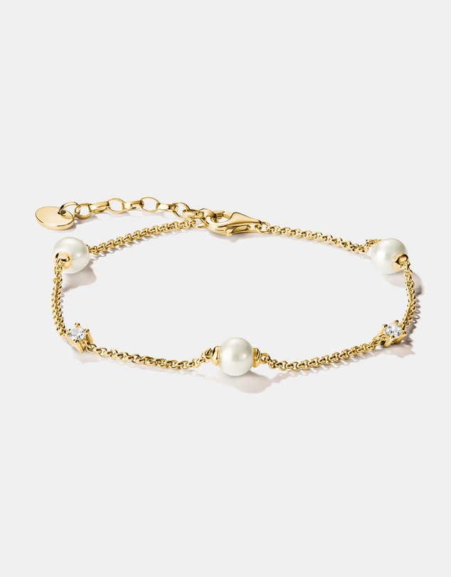 THOMAS SABO - THOMAS SABO Bracelet with pearls and zirconia