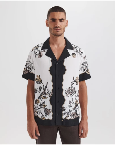 SABA - Saville Short Sleeve Resort Print Shirt