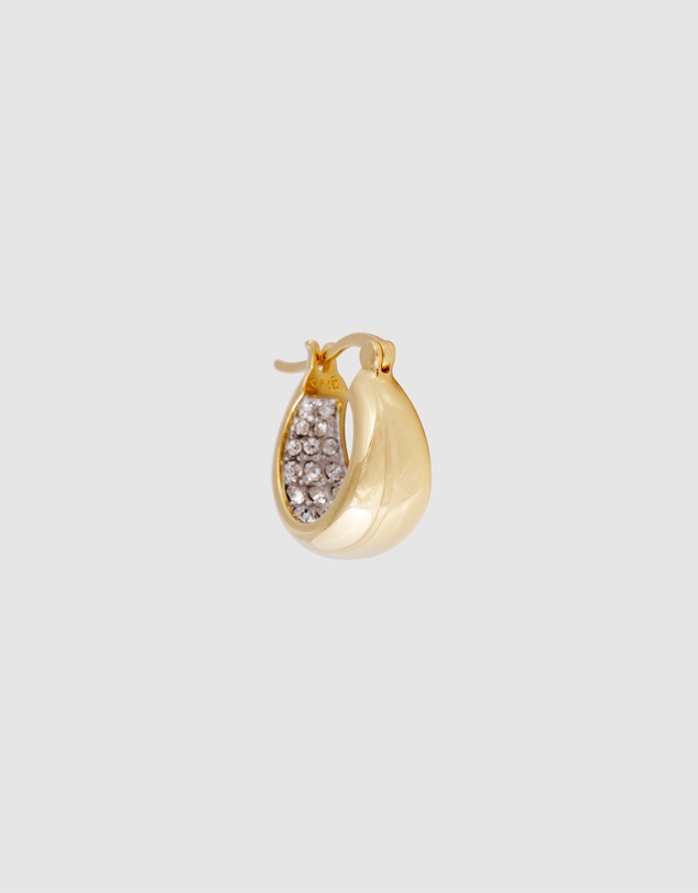 FAIRLEY - Crystal Fared Midi Hoops