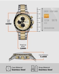 Fossil - Autocross Multicolour Chronograph Watch