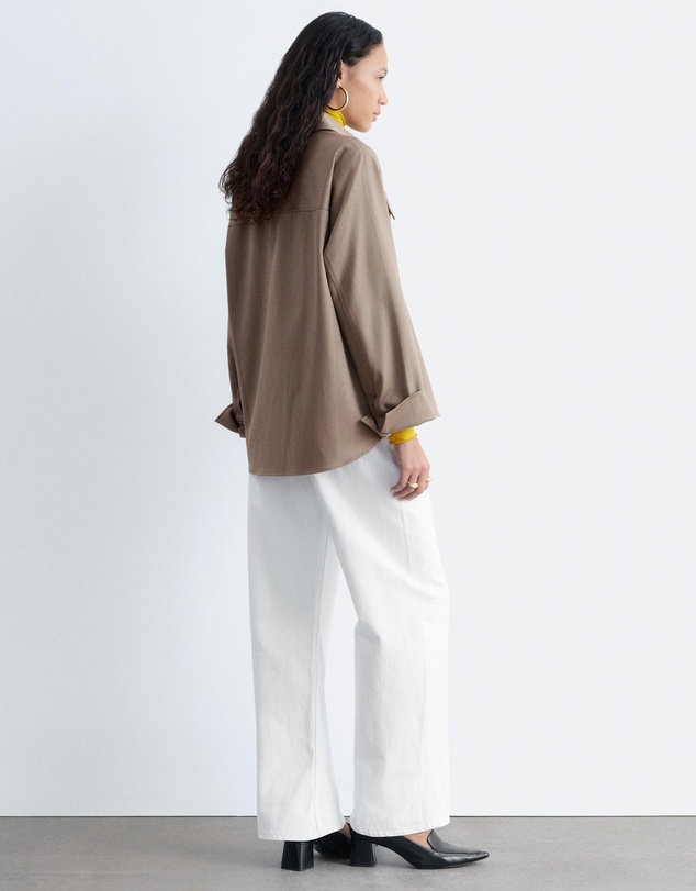 & Other Stories - Structured Wool-Cotton Shirt