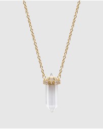 Nialaya Jewellery - Quartz Crystal Necklace