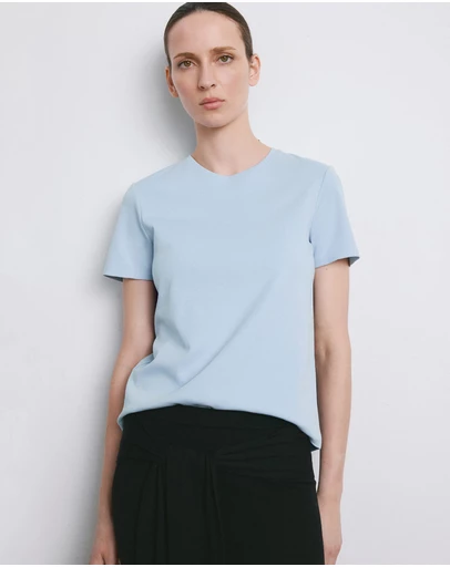 M.N.G - Short-Sleeved Cotton T-Shirt