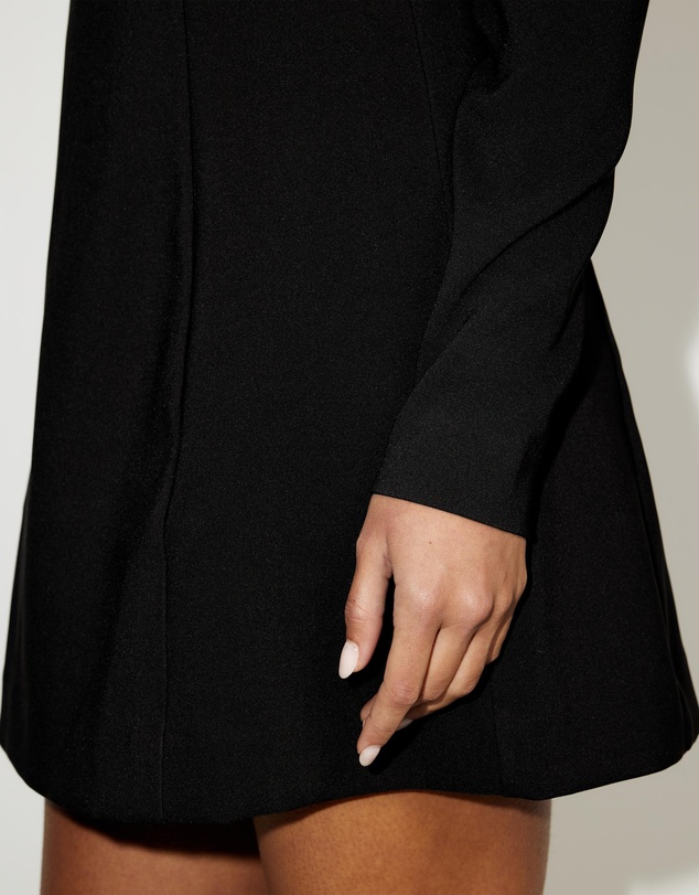 Dazie - Suits Me Tailored Long Sleeve Mini Dress