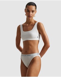 Polo Ralph Lauren - Polo Essentials Cotton Blend High Leg Bikini Brief