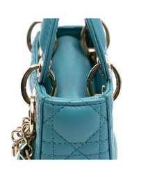 Pre-Loved by Azura Reborn - Pre-Loved Micro Lambskin Cannage Lady Dior