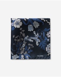 Calibre - Midnight Bloom Pocket Square