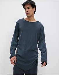 Surrounded By Ghosts - The Howlite Rib Knit Long Sleeve T-Shirt
